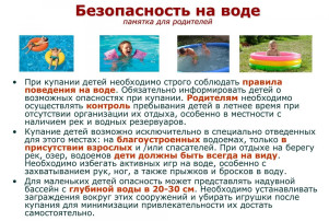 Безопасность на воде! Безопасность на воде!.